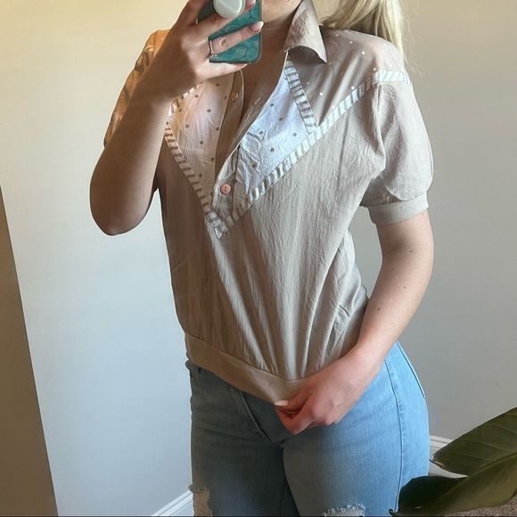 Teddi Tops - Teddi Vintage Blouse